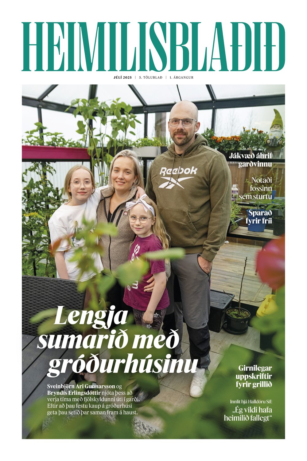 Heimilisblaðið #5 forsíða