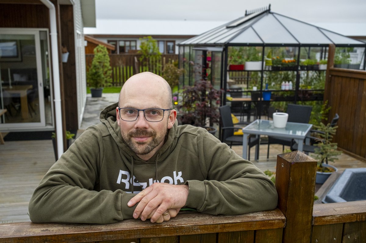 Sveinbjörn Ari Gunnarsson og gróðurhús
